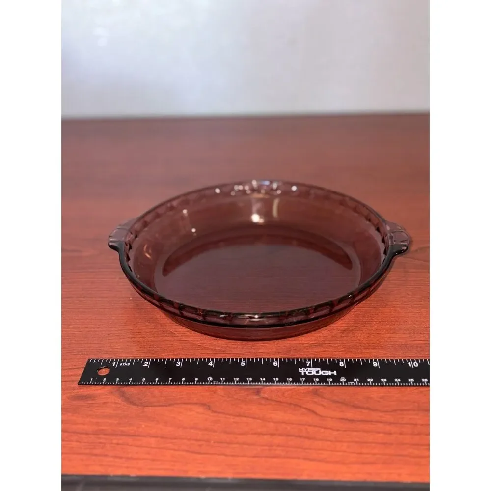 Vintage PYREX Amethyst Purple Scalloped 9.5